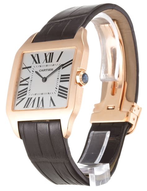 cartier santos diamond watch replica|cartier santos dumont watches.